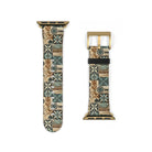 Palm Shadow Tapa Cloth Apple Watch Band - The Global Wanderer