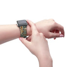 Palm Shadow Tapa Cloth Apple Watch Band - The Global Wanderer