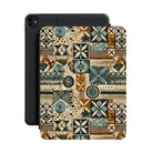 Palm Shadow Tapa Cloth iPad Case - The Global Wanderer