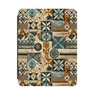 Palm Shadow Tapa Cloth iPad Case - The Global Wanderer
