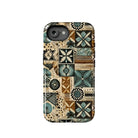 Palm Shadow Tapa Cloth iPhone Case - The Global Wanderer