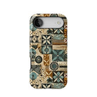 Palm Shadow Tapa Cloth iPhone Case - The Global Wanderer