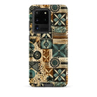 Palm Shadow Tapa Cloth Samsung Case - The Global Wanderer