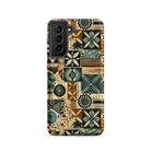 Palm Shadow Tapa Cloth Samsung Case - The Global Wanderer