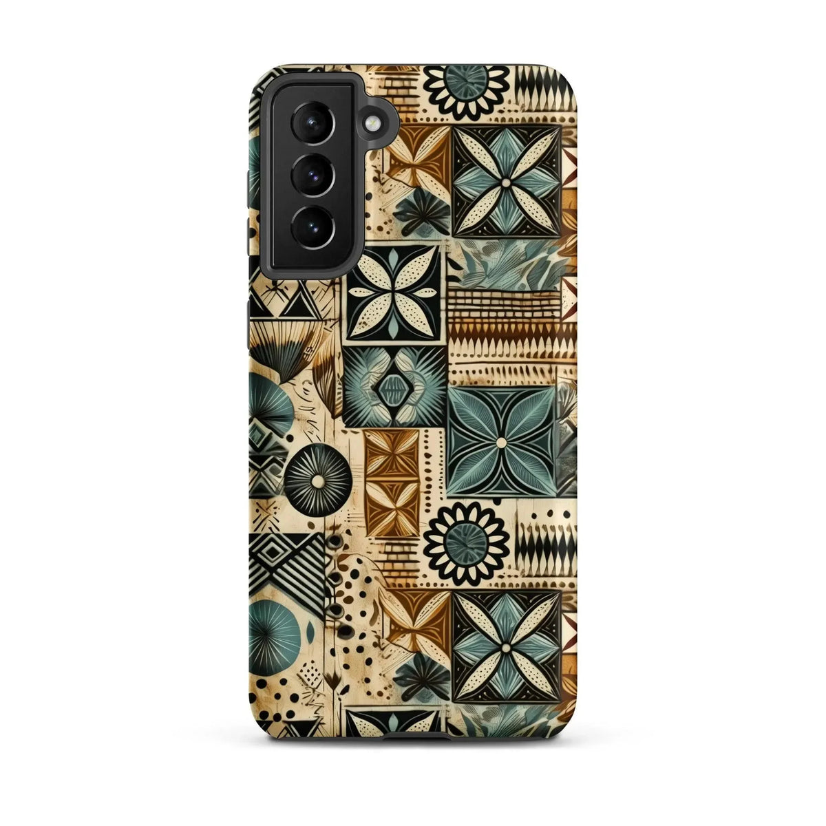 Palm Shadow Tapa Cloth Samsung Case - The Global Wanderer
