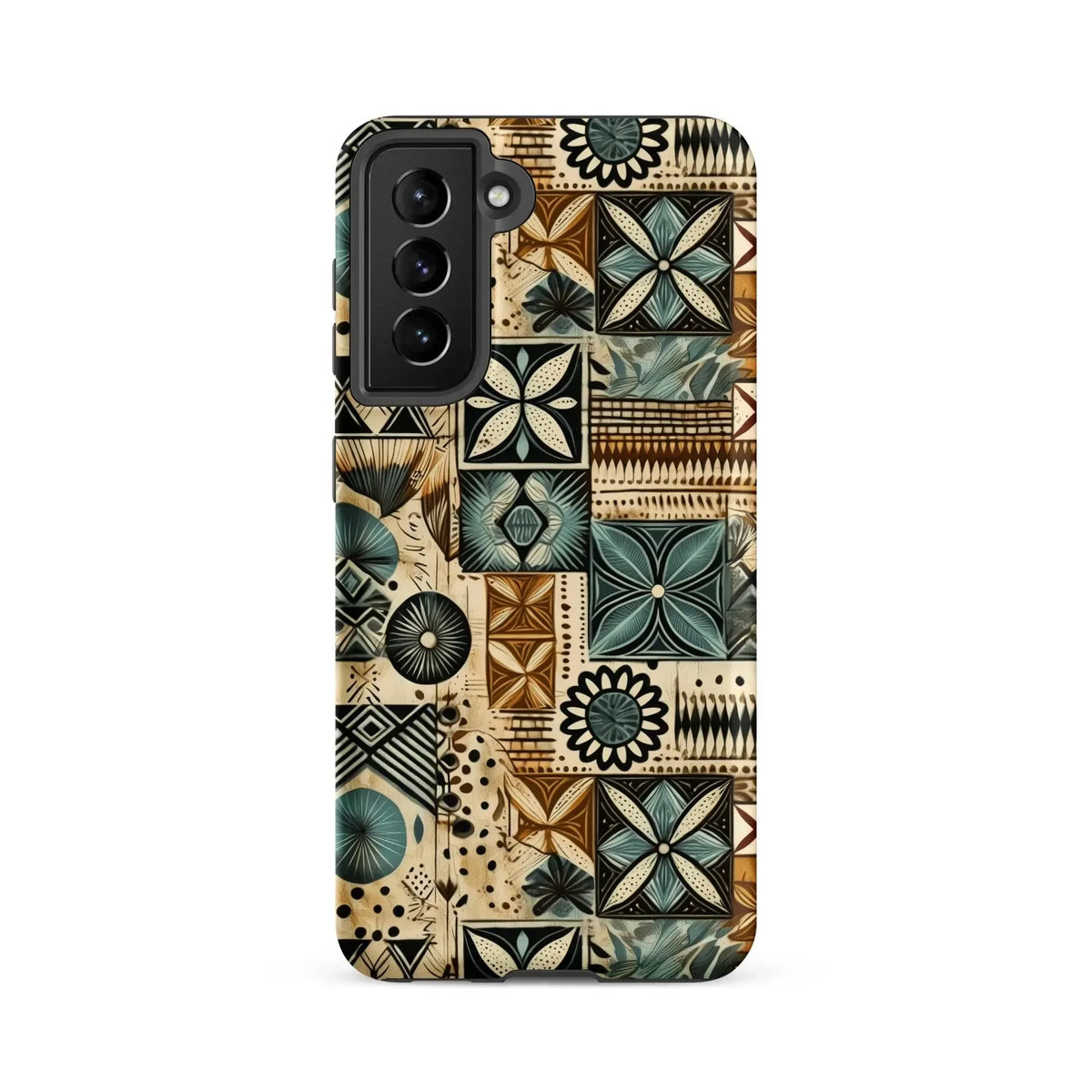 Palm Shadow Tapa Cloth Samsung Case - The Global Wanderer