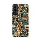Palm Shadow Tapa Cloth Samsung Case - The Global Wanderer