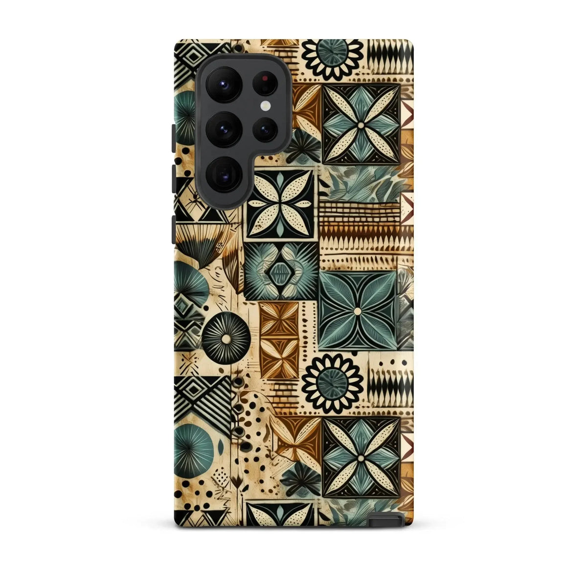 Palm Shadow Tapa Cloth Samsung Case - The Global Wanderer