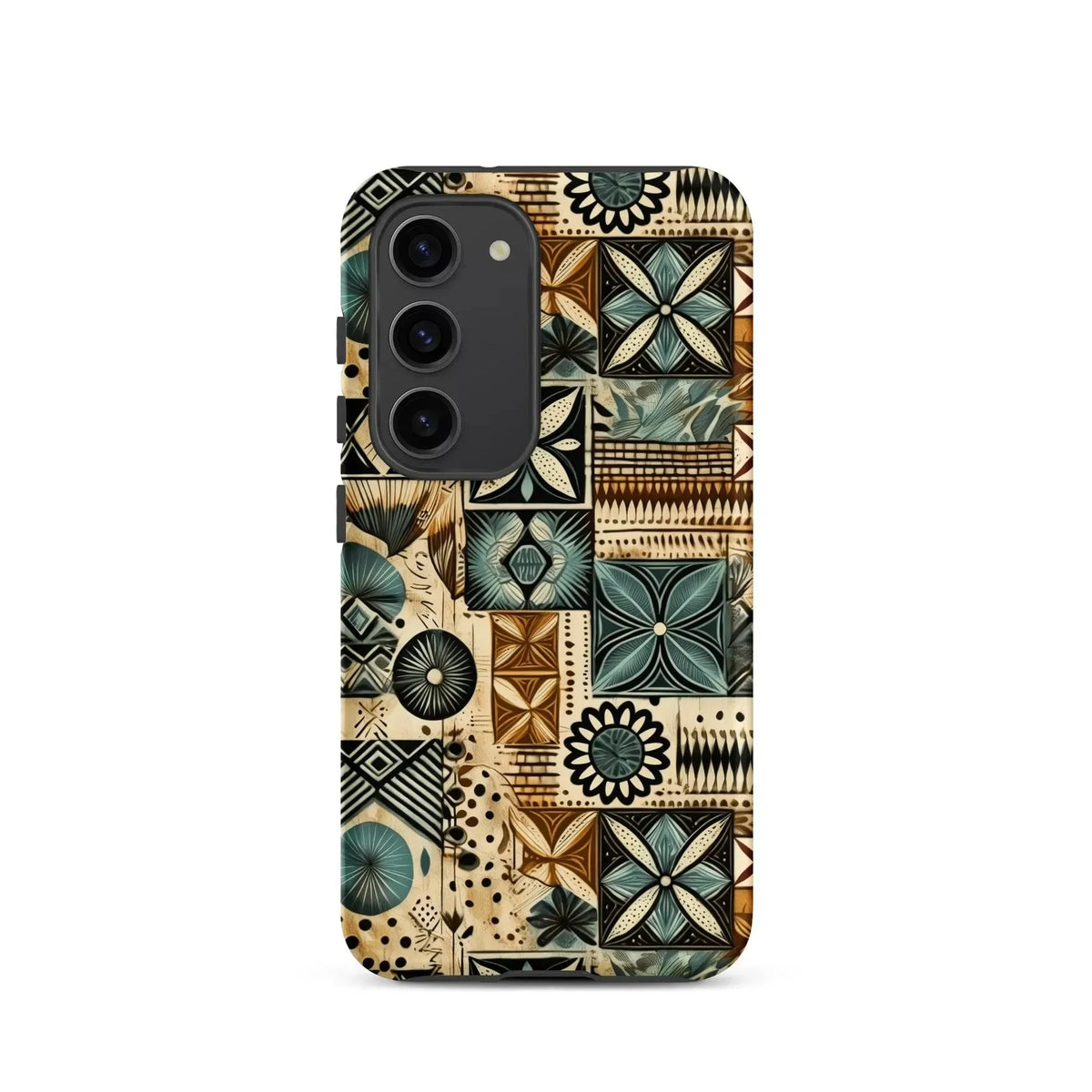 Palm Shadow Tapa Cloth Samsung Case - The Global Wanderer
