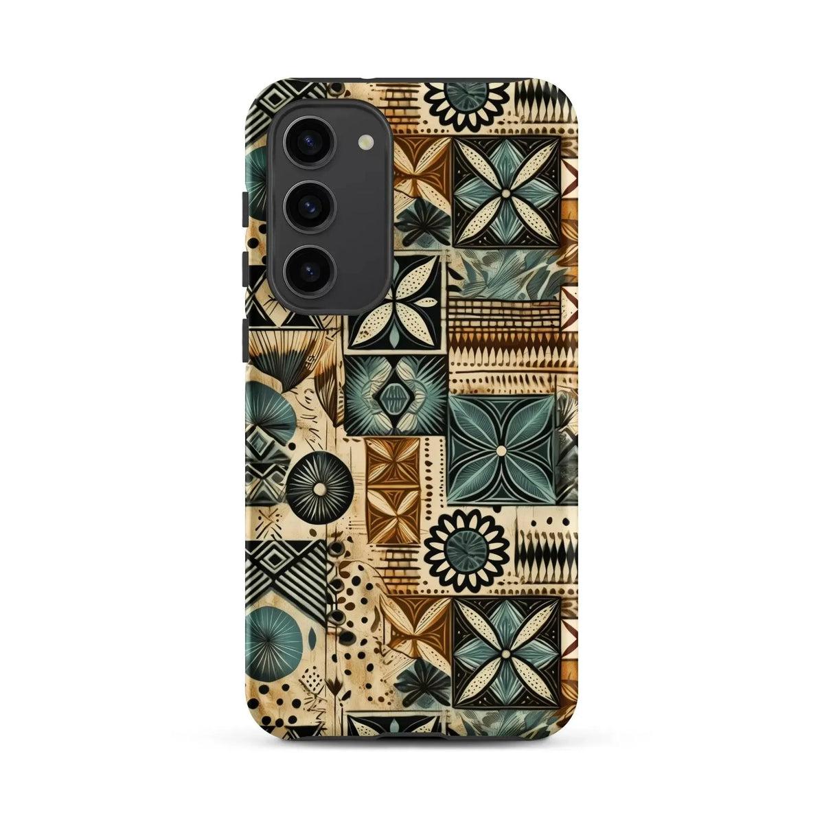 Palm Shadow Tapa Cloth Samsung Case - The Global Wanderer