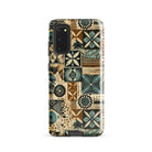 Palm Shadow Tapa Cloth Samsung Case - The Global Wanderer