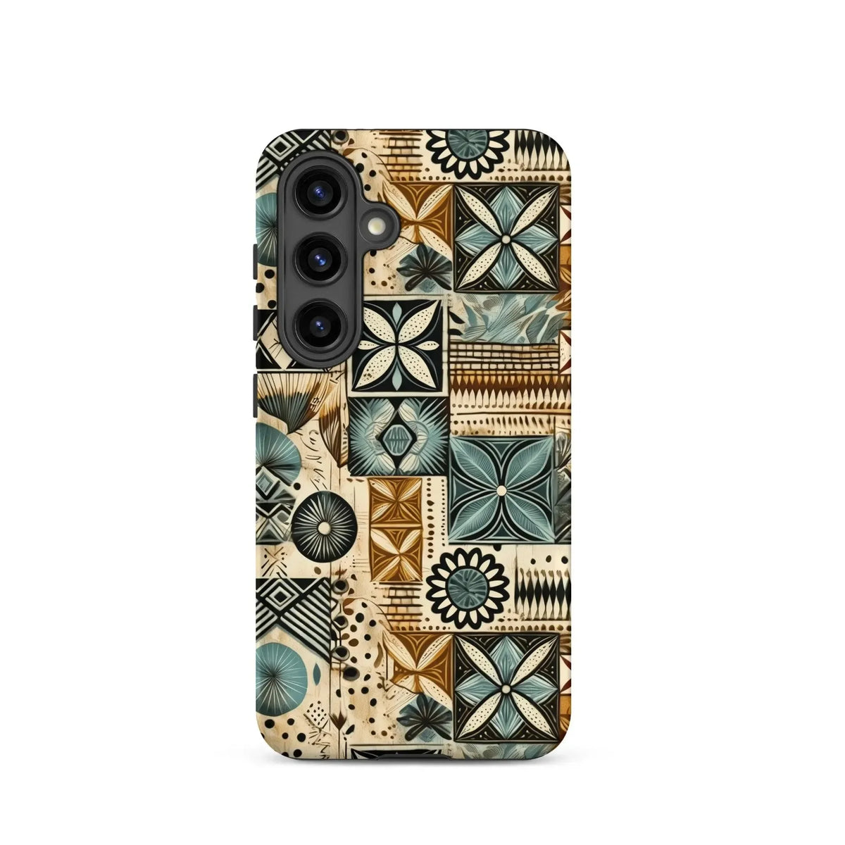 Palm Shadow Tapa Cloth Samsung Case - The Global Wanderer