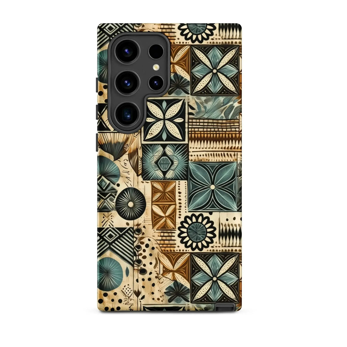 Palm Shadow Tapa Cloth Samsung Case - The Global Wanderer