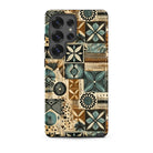 Palm Shadow Tapa Cloth Samsung Case - The Global Wanderer