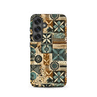 Palm Shadow Tapa Cloth Samsung Case - The Global Wanderer
