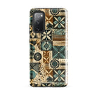 Palm Shadow Tapa Cloth Samsung Case - The Global Wanderer