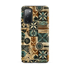 Palm Shadow Tapa Cloth Samsung Case - The Global Wanderer