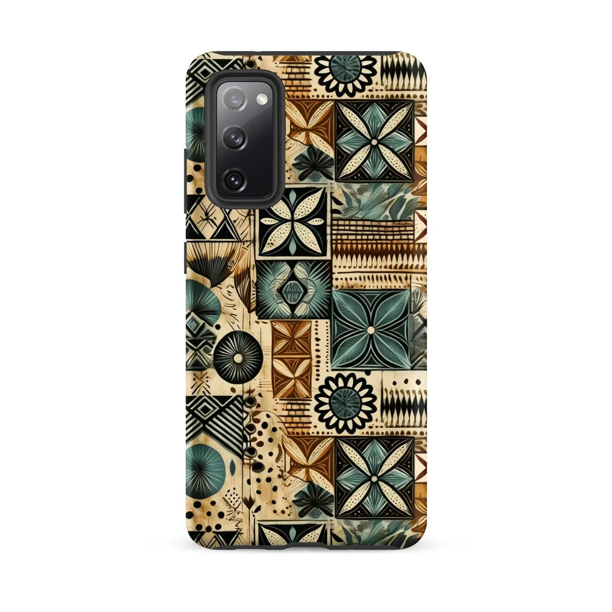 Palm Shadow Tapa Cloth Samsung Case - The Global Wanderer