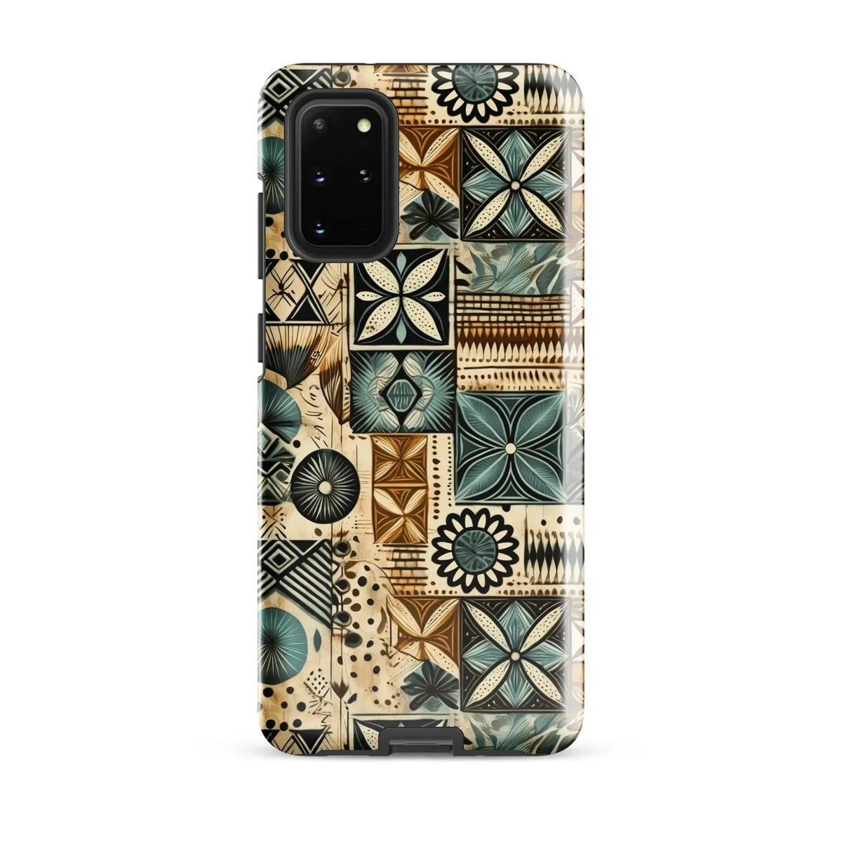 Palm Shadow Tapa Cloth Samsung Case - The Global Wanderer