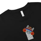 Peruvian Alpaca Embroidered Cropped T-Shirt - The Global Wanderer