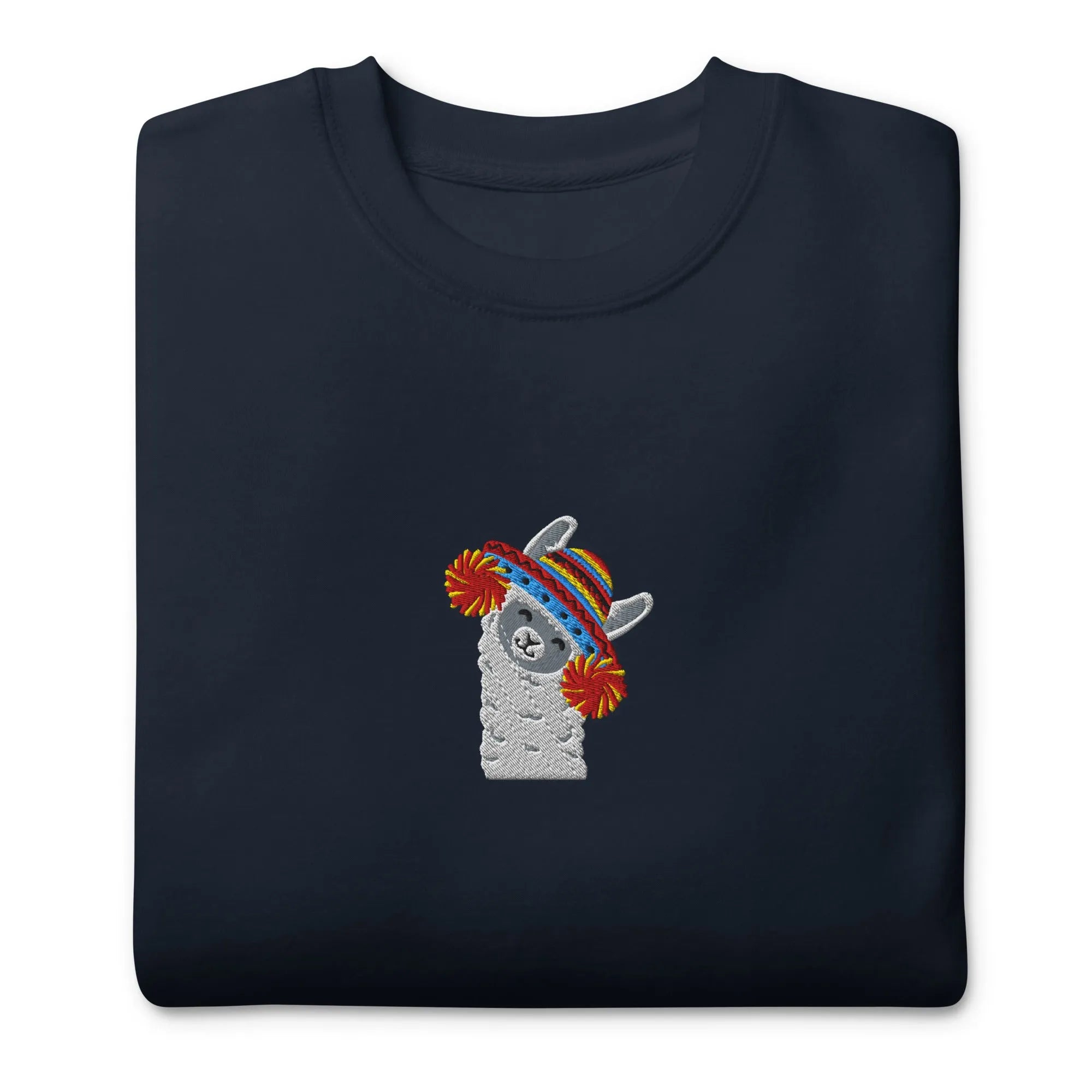 Peruvian Alpaca Embroidered Sweatshirt - The Global Wanderer