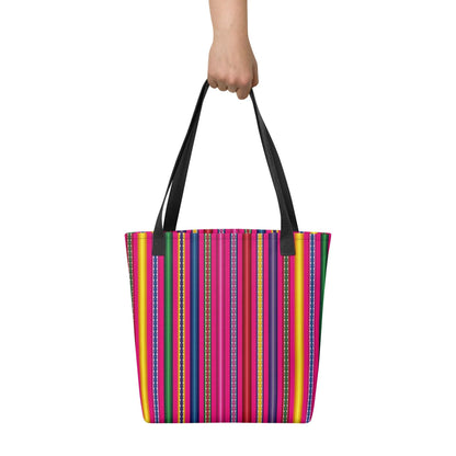 Peruvian Blanket Print Tote Bag - The Global Wanderer