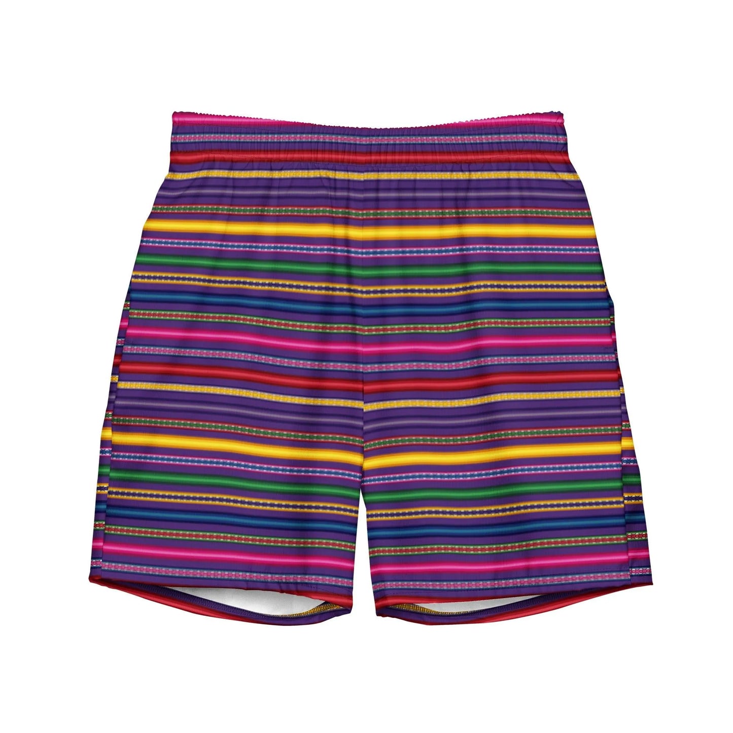 Peruvian Print Recycled Men's Swim Trunks - The Global Wanderer