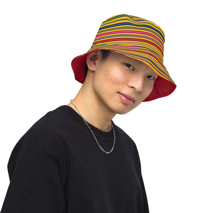 Peruvian Reversible Bucket Hat - The Global Wanderer