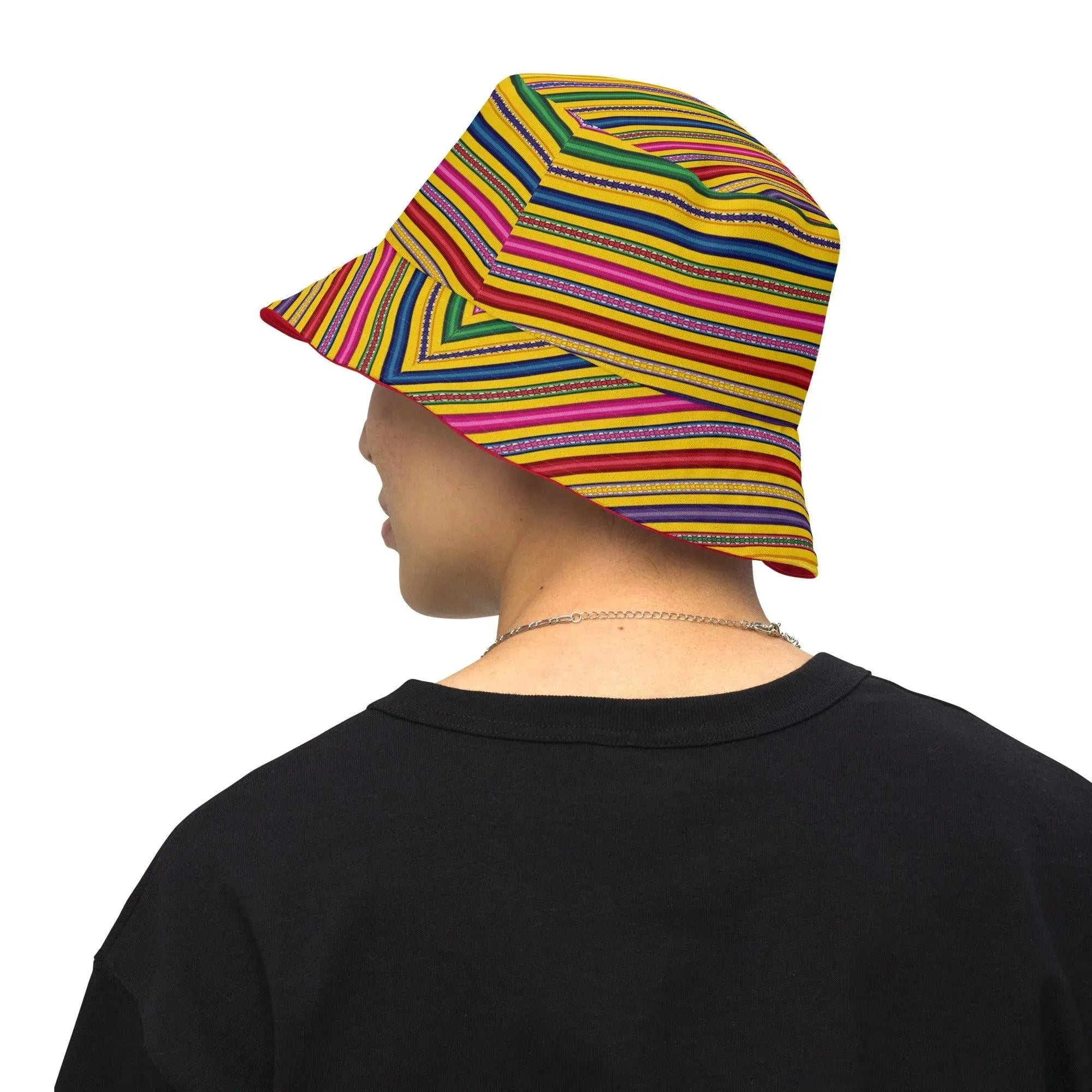 Peruvian Reversible Bucket Hat - The Global Wanderer