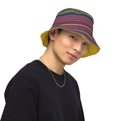 Peruvian Reversible Bucket Hat - The Global Wanderer