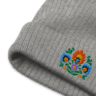 Polish Wycinanki Embroidered Beanie - The Global Wanderer