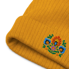 Polish Wycinanki Embroidered Beanie - The Global Wanderer