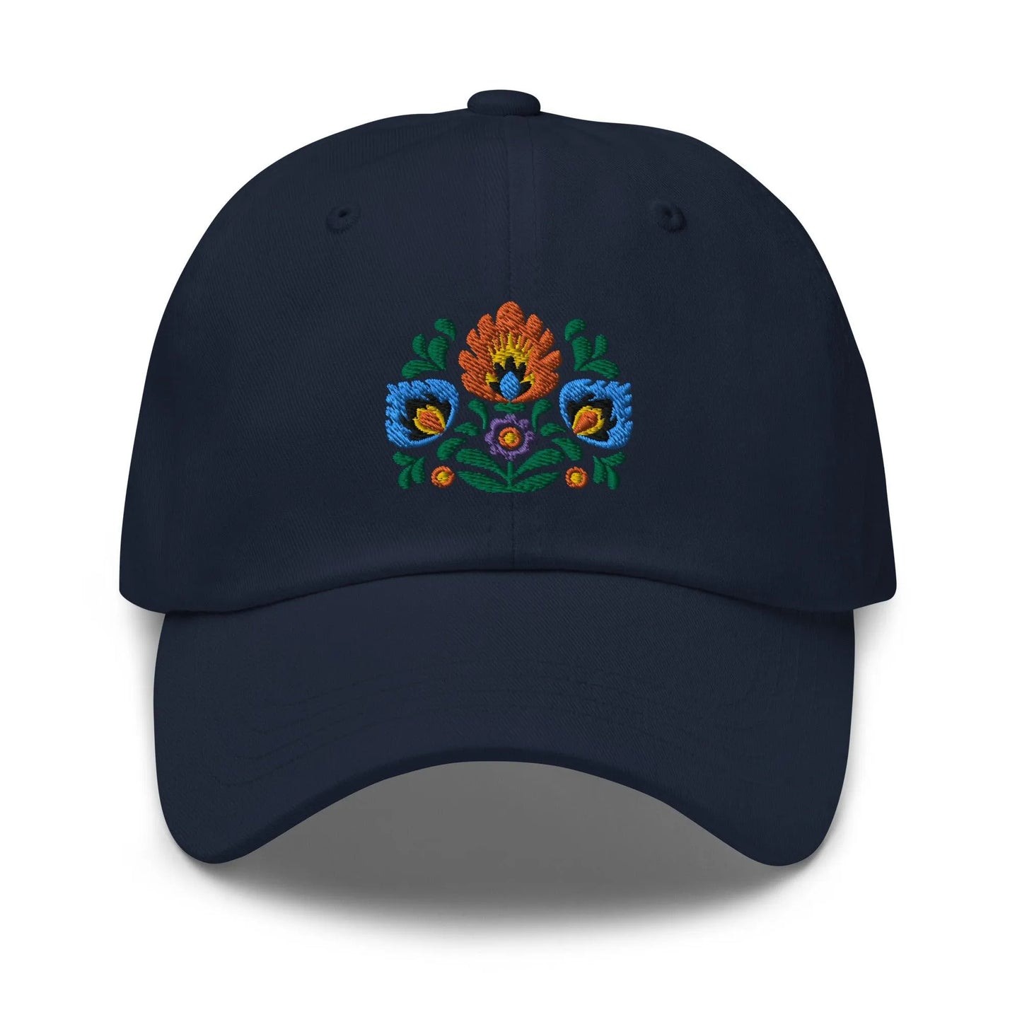 Polish Wycinanki Embroidered Dad Hat - The Global Wanderer