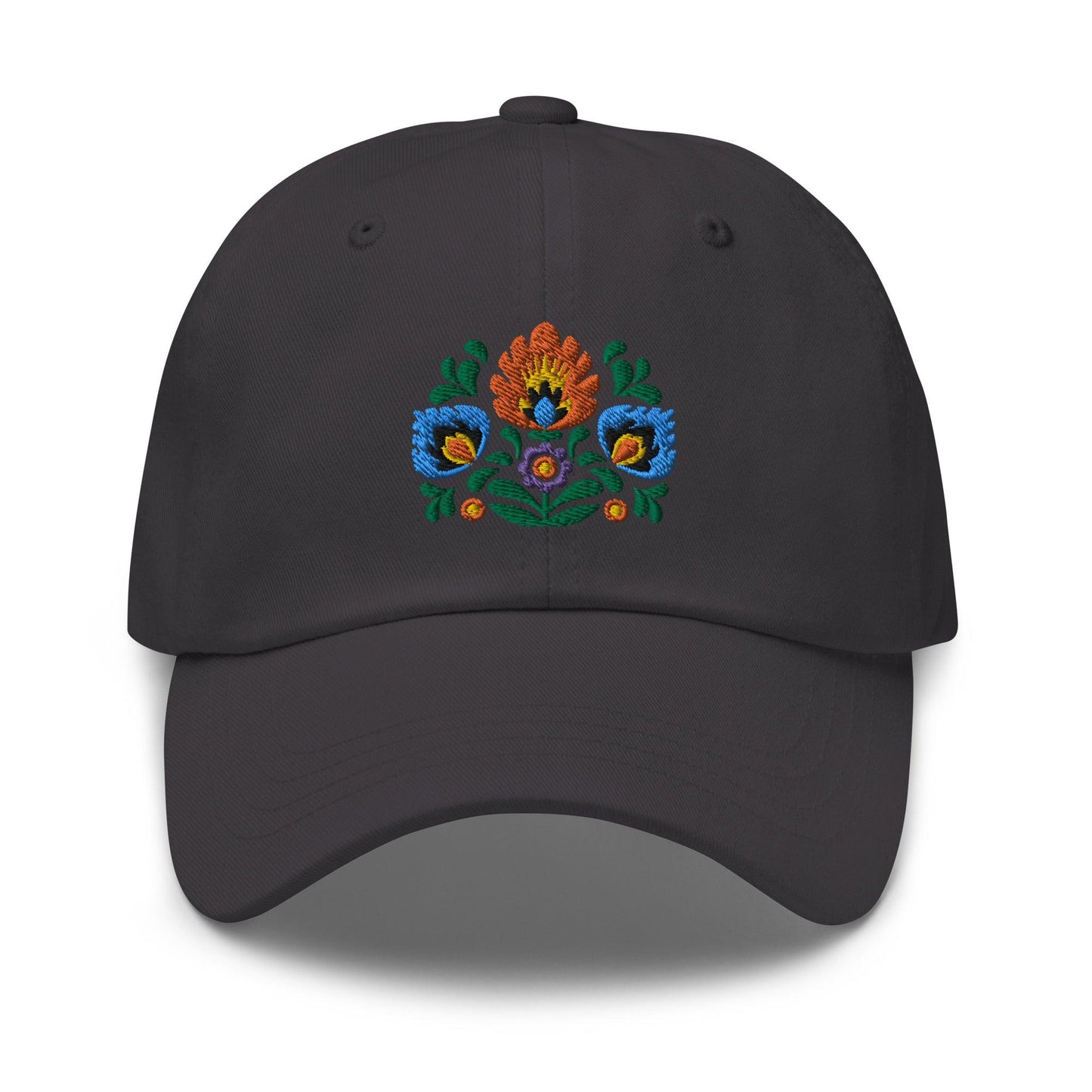 Polish Wycinanki Embroidered Dad Hat - The Global Wanderer