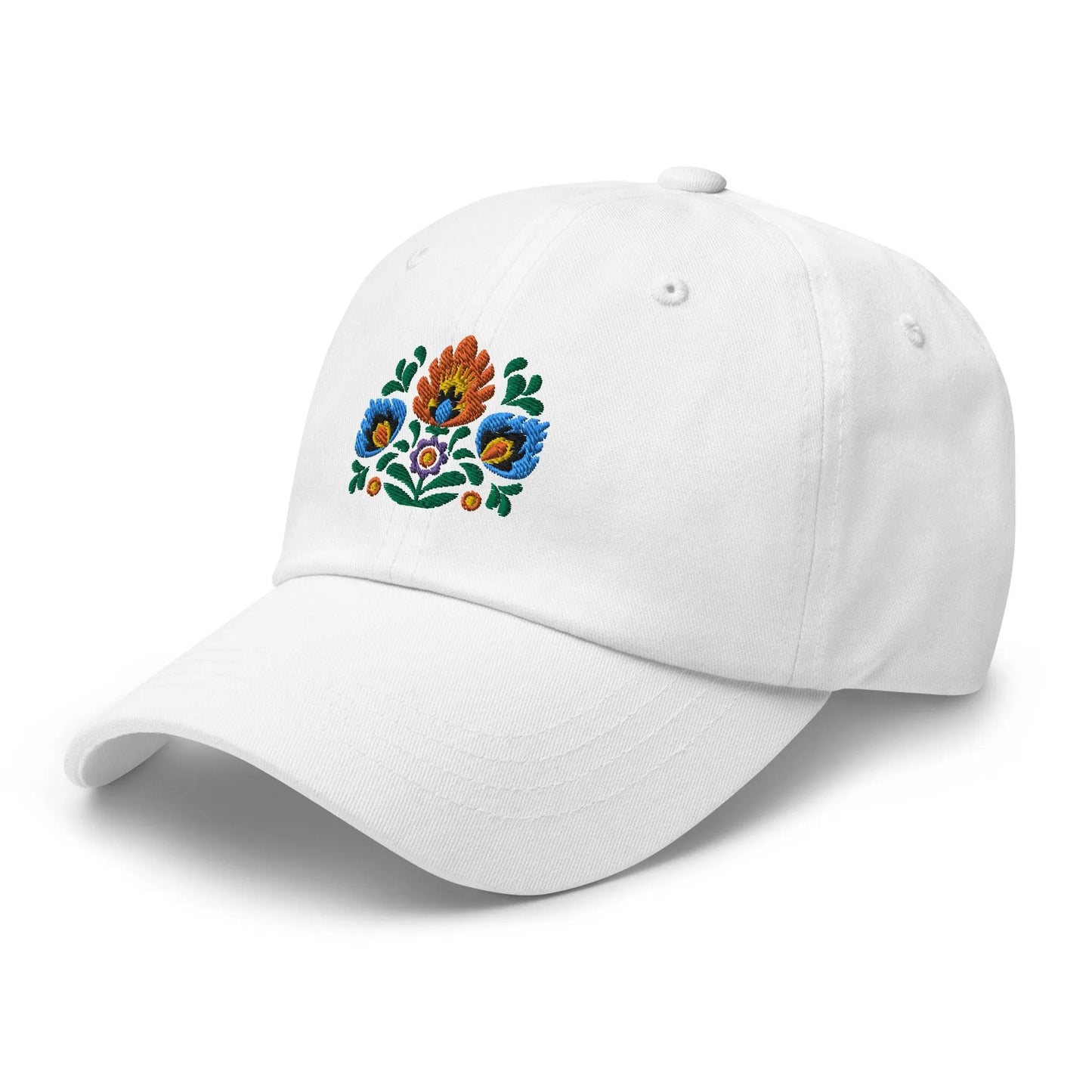 Polish Wycinanki Embroidered Dad Hat - The Global Wanderer