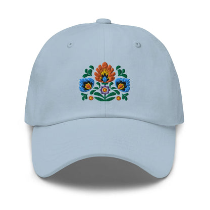 Polish Wycinanki Embroidered Dad Hat - The Global Wanderer