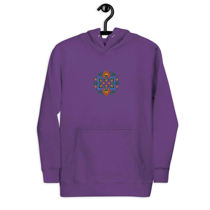 Polish Wycinanki Embroidered Hoodie - The Global Wanderer