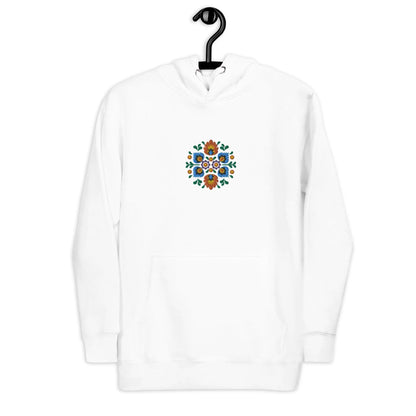 Polish Wycinanki Embroidered Hoodie - The Global Wanderer