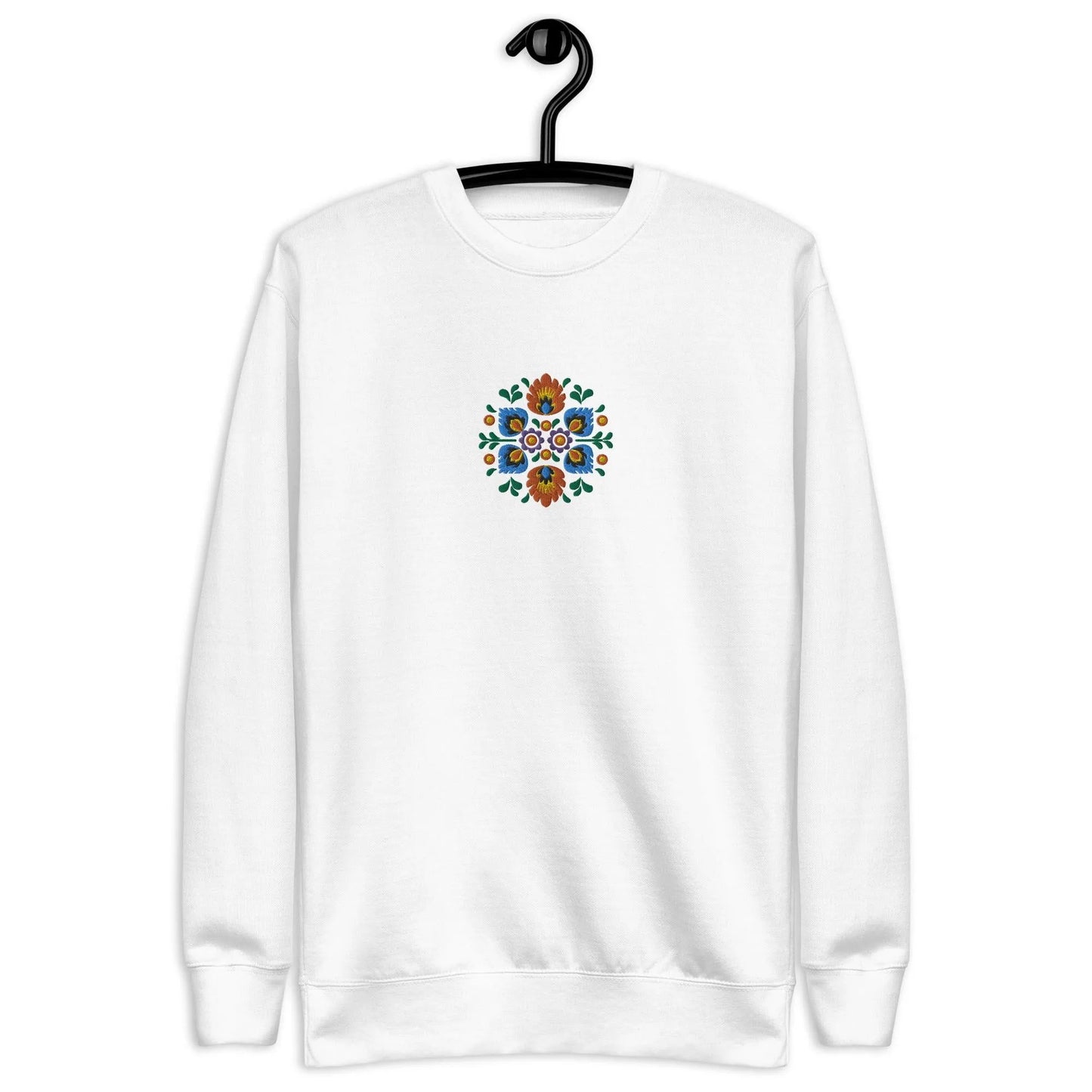 Polish Wycinanki Sweatshirt - Embroidered - The Global Wanderer