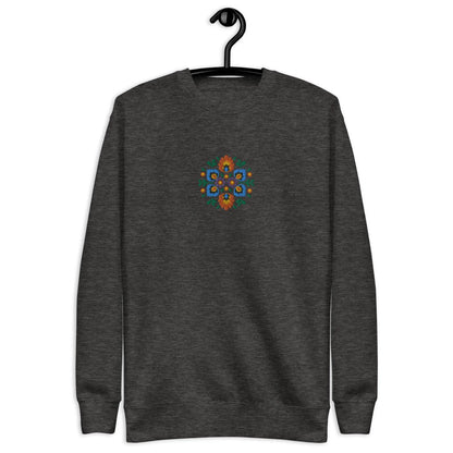 Polish Wycinanki Sweatshirt - Embroidered - The Global Wanderer