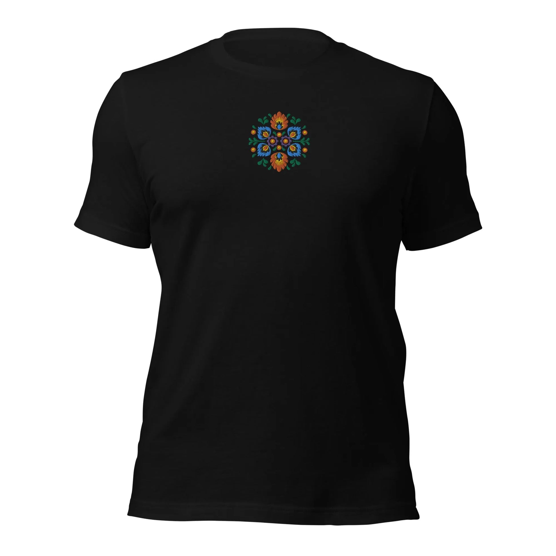 Polish Wycinanki Embroidered T-Shirt - The Global Wanderer