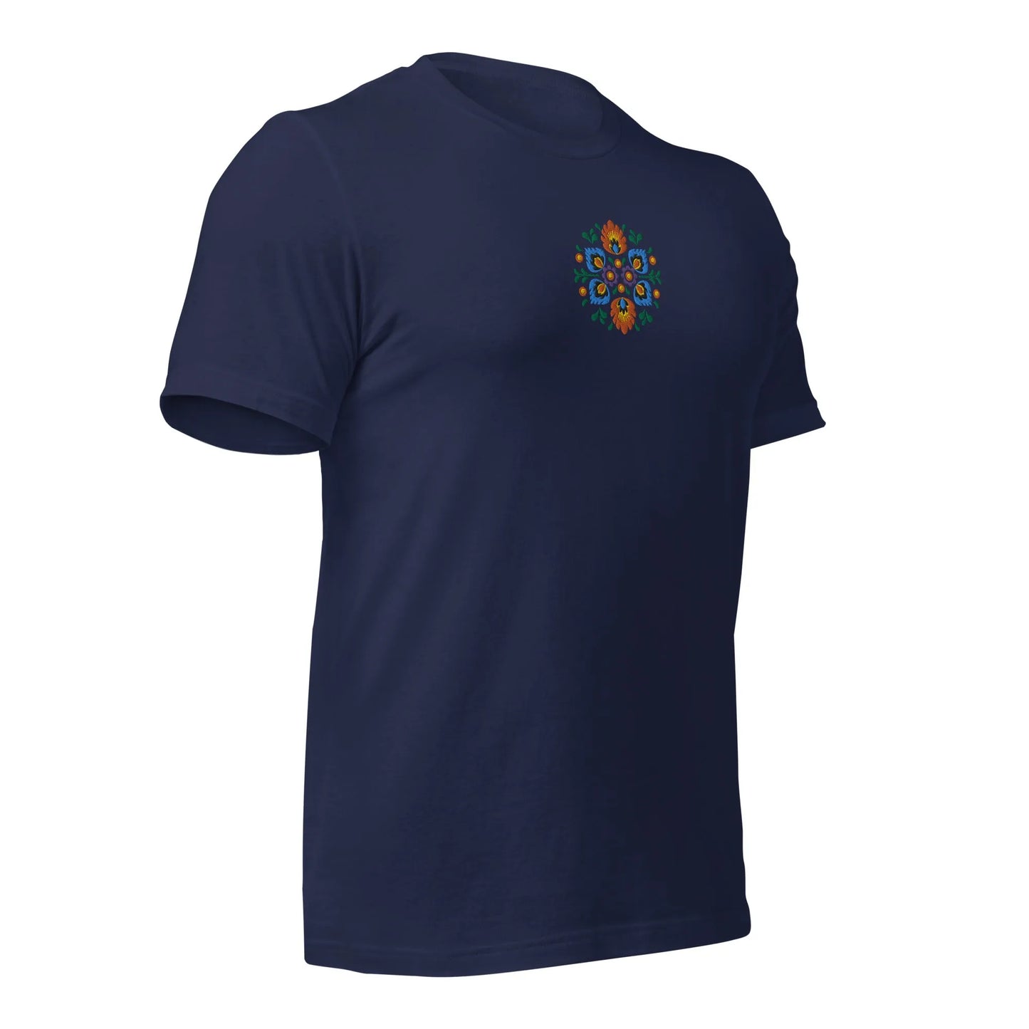 Polish Wycinanki Embroidered T-Shirt - The Global Wanderer