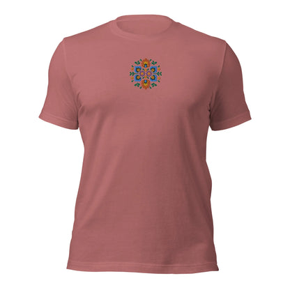 Polish Wycinanki Embroidered T-Shirt - The Global Wanderer