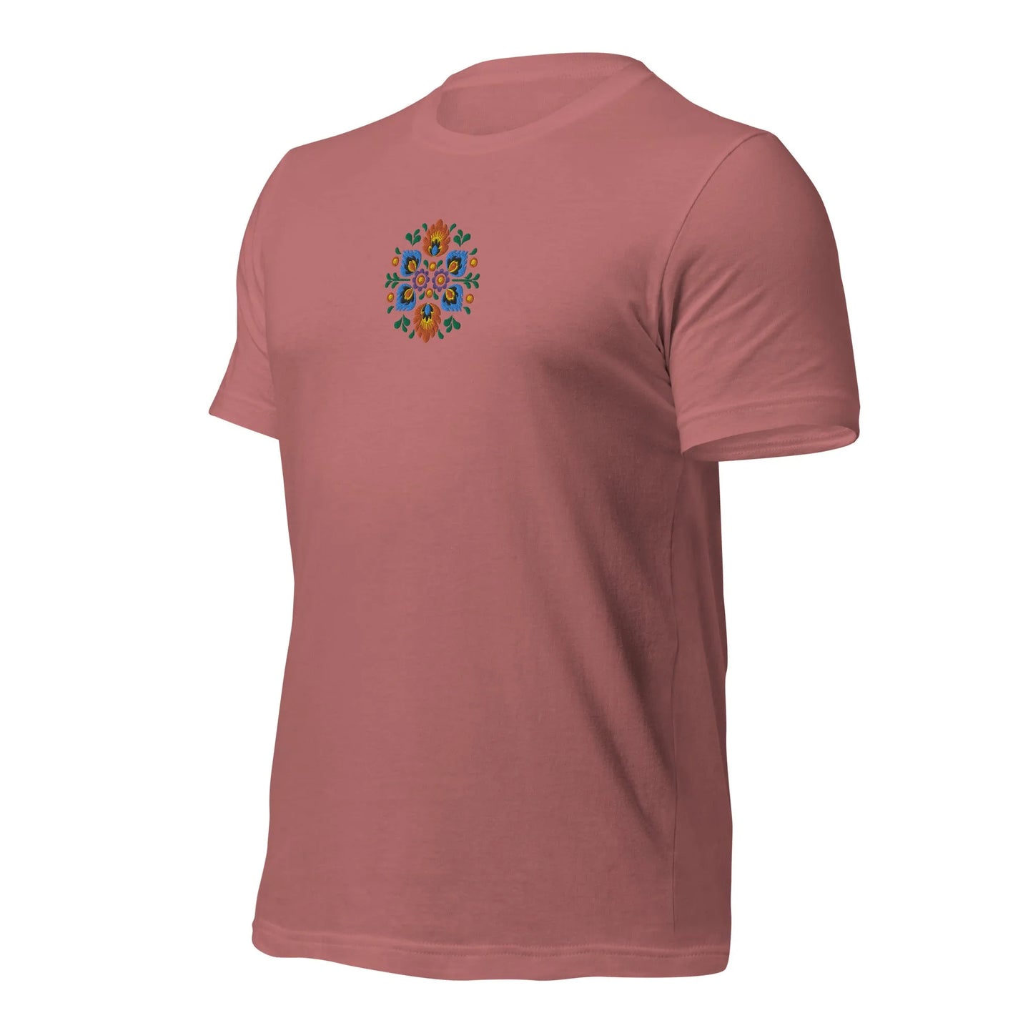 Polish Wycinanki Embroidered T-Shirt - The Global Wanderer