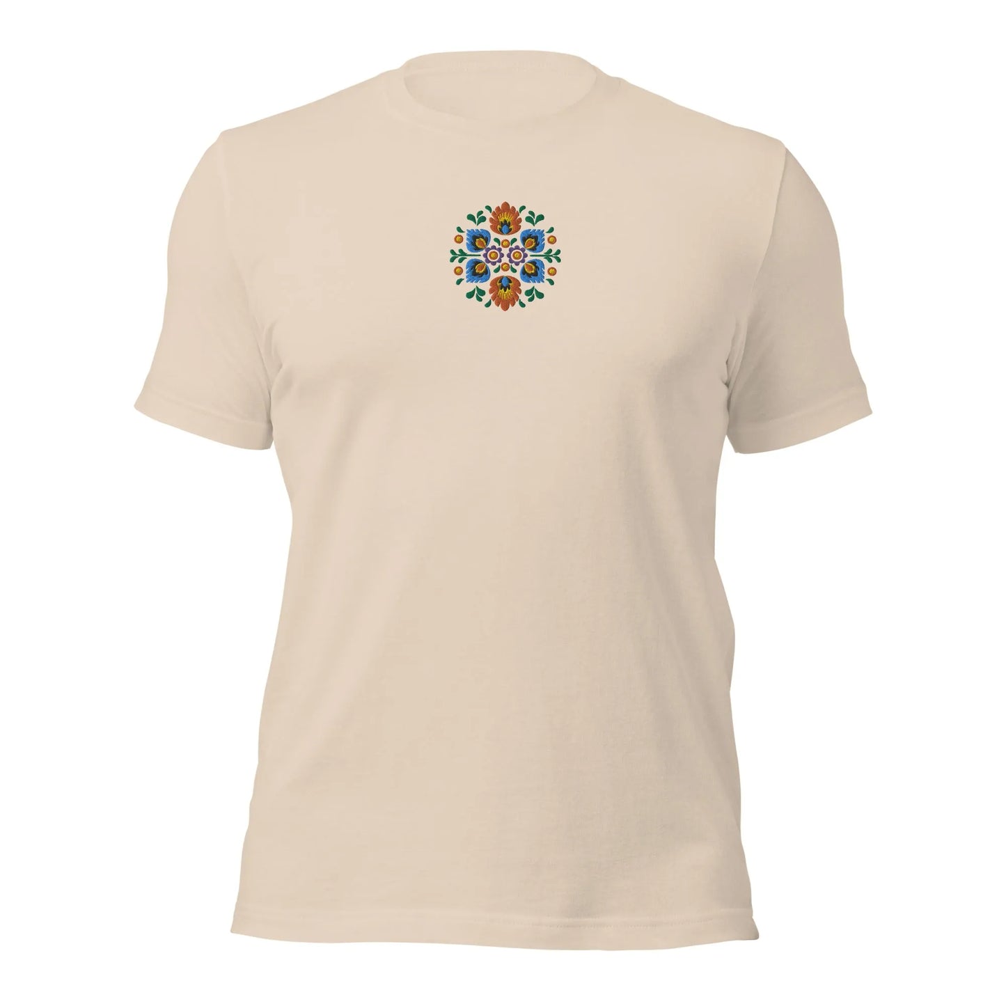 Polish Wycinanki Embroidered T-Shirt - The Global Wanderer