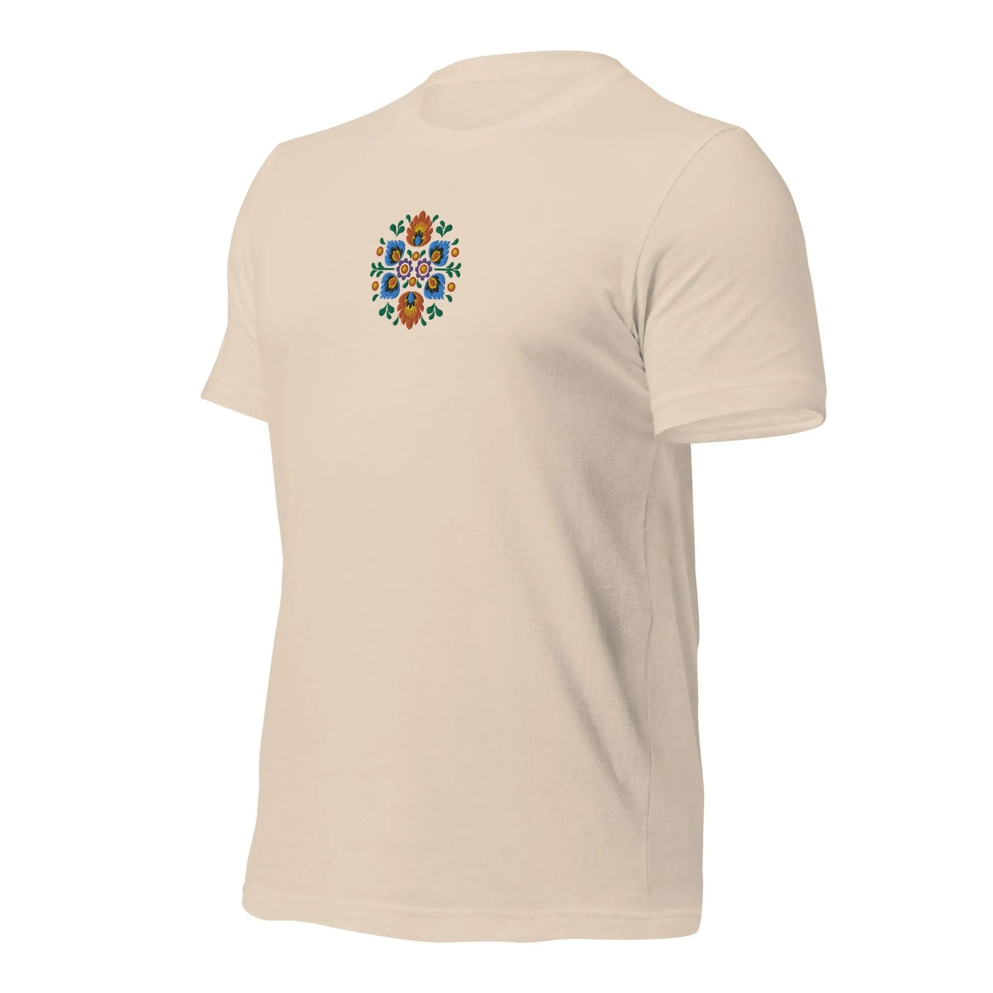 Polish Wycinanki Embroidered T-Shirt - The Global Wanderer