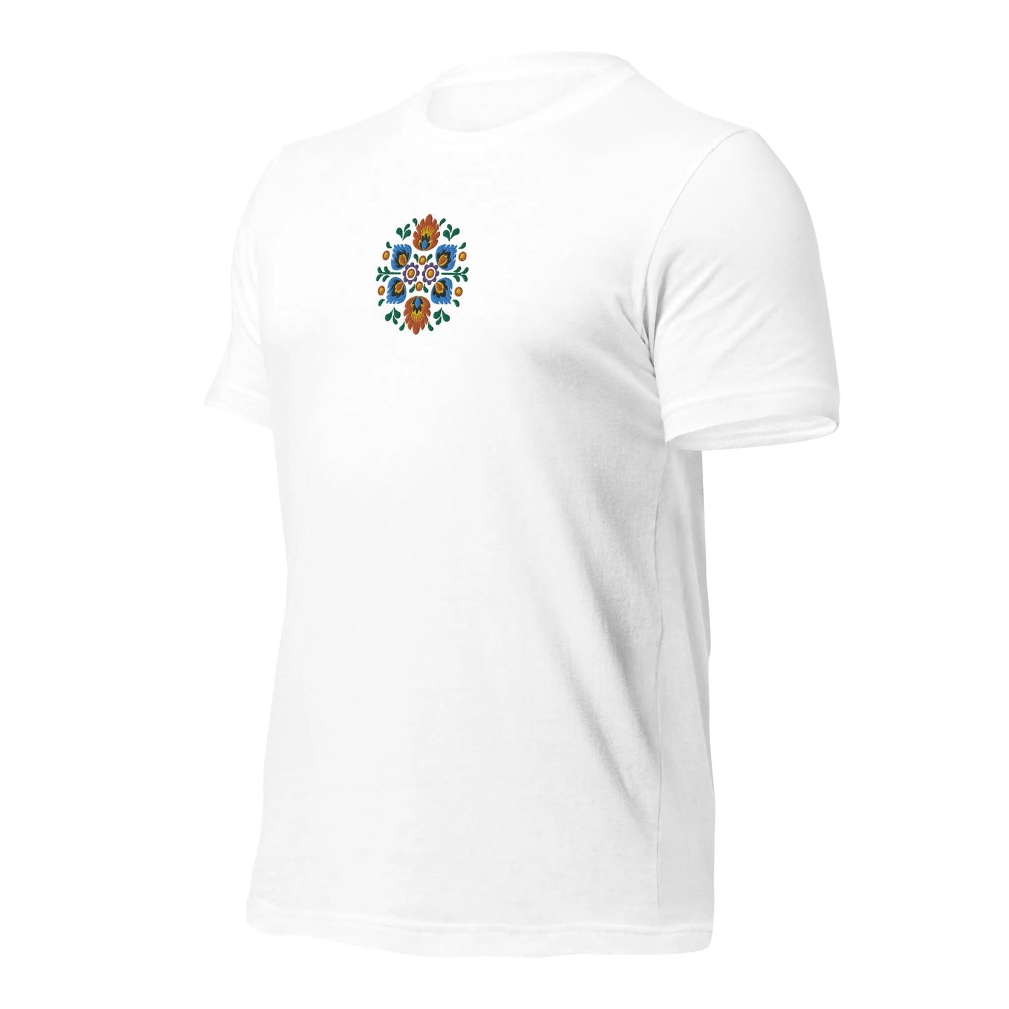 Polish Wycinanki Embroidered T-Shirt - The Global Wanderer