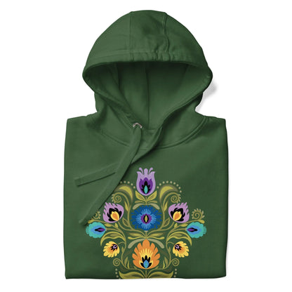 Polish Wycinanki Hoodie - The Global Wanderer