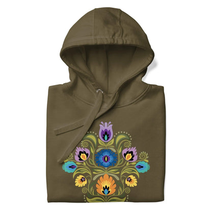 Polish Wycinanki Hoodie - The Global Wanderer