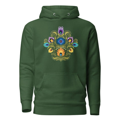 Polish Wycinanki Hoodie - The Global Wanderer